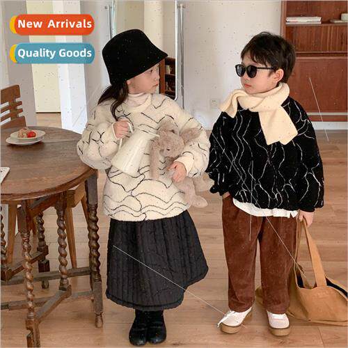 Childrens sweater 2023 winter  boys and girls Korean  of the
