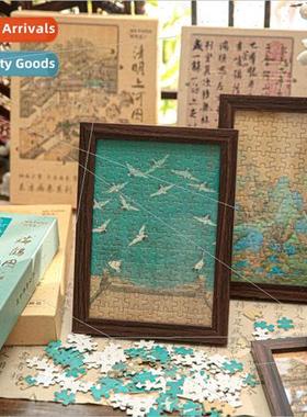 Oriental scroll series jigsaw puzzle gift box Chinese painti