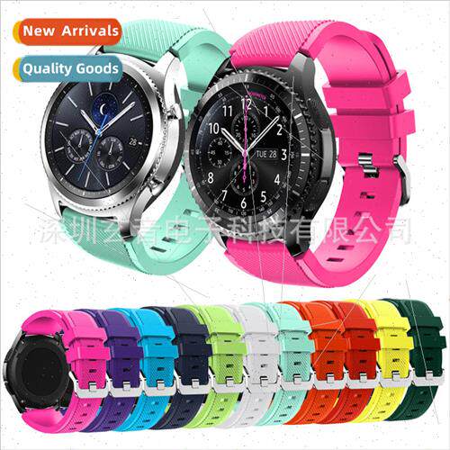 适用 Samsung Gear S3 Frontier Silicone Watch Band Huawei wat