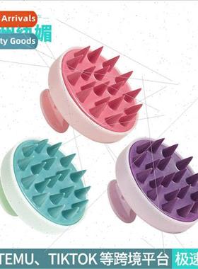 silicone does not hurt the scalp massage shampoo brush hair