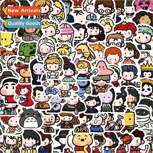 90 Vintage Classic Animation Cute Characters Doodle Stickers