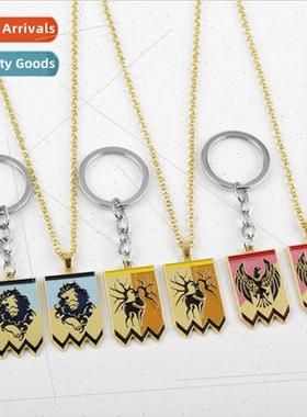 Fire Emblem Windflower Snowflake Pattern  Necklace on Golden