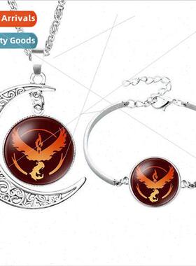 Pokémon Monster Pocket Pet Genie Three Camps Time Gem Neckl