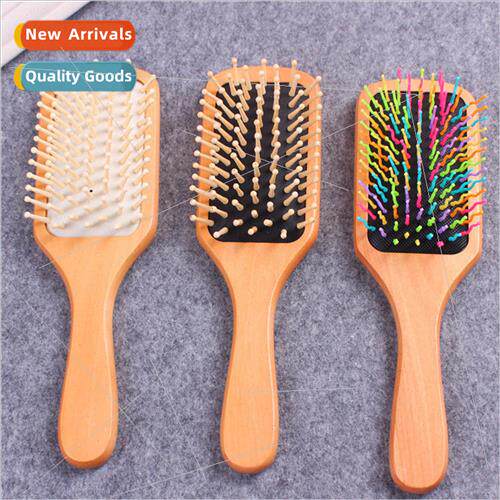 Lotus wood airbag massage comb Wooden air cushion anti-stati