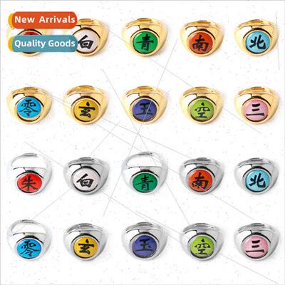 Anime  Naruto ring -organization Uchiha weasel ninja finger