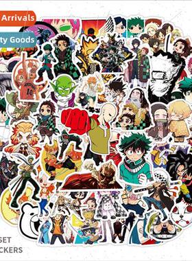 50 cartoon anime mixed series graffiti stickers luggage note