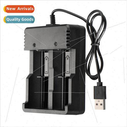 New dual-slot USB rechargeable 18650/26650 lithium battery c