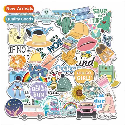 ery stickers cartoon cute small fresh diy stickers waterproo