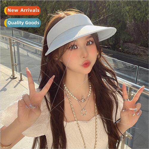 Summer ice silk cool feeling hollow top hat female students