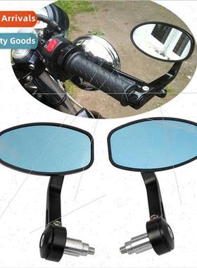 A pair of motorcycle handlebar mirrors modified retro reflec