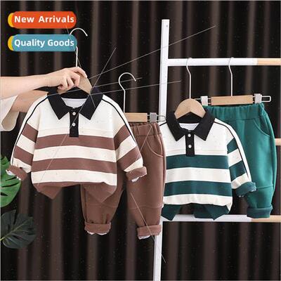 Boys fall suit suit 2023 new baby fashionable clothes spring