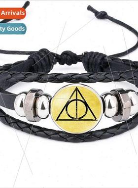 Harry Potter Gold Flyers Deathly Hallows  Time Gems Hand-Wov