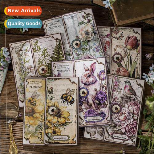 Beautiful Day Material Paper Lost Garden Series Vintage Art