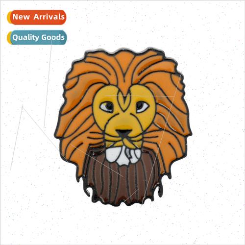 Film and  around the on King cartoon brooch lion mba badge c