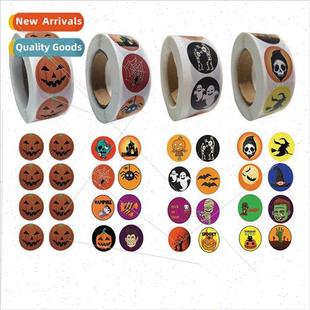 cartoon Halloween holiday envelope diy gift seal inch