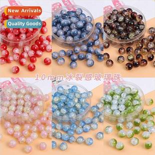 loose beads glass glaze weav 10mm handmade round