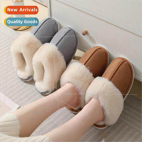 2023 winter pick up wool mouth home slippers men and women c