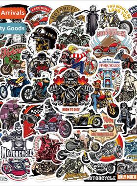 50 cool motorcycle graffiti stickers decorative helmet skate