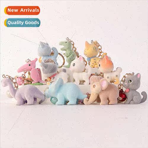 Cute cute small pet doll key accessories flocked animal door