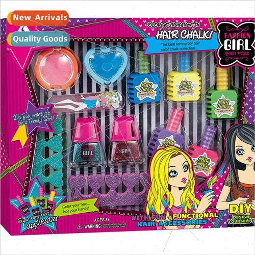 childrens makeup toys girls manicure hair powder blush set p
