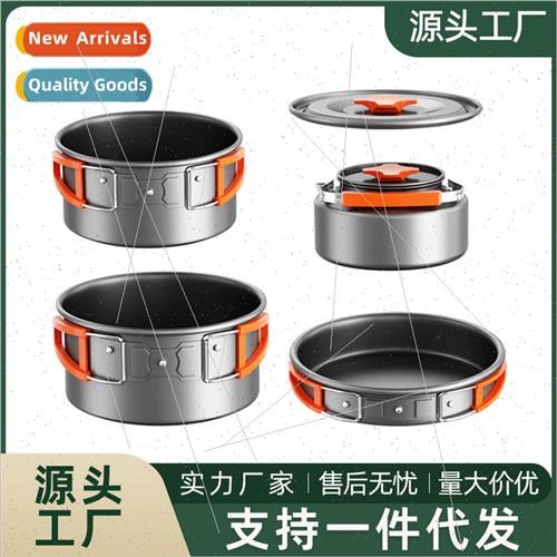 Aoran Camping Cookware Outdoor Pot Kettle Frying Pan Equipme
