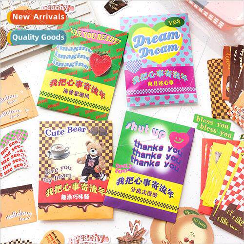 I send my heart to the flow of years material package Korean