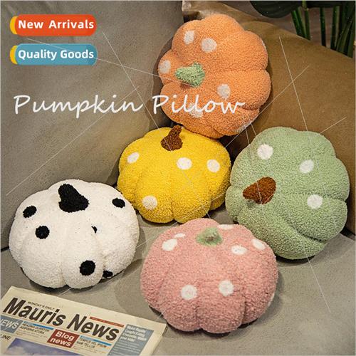 Colorful polka dot pumpkin plush toys new pumpkin pillow chi