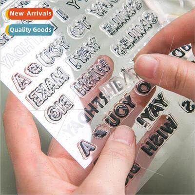 Creative licone Transparent Stamp Handbook Alphabet Basic Nu