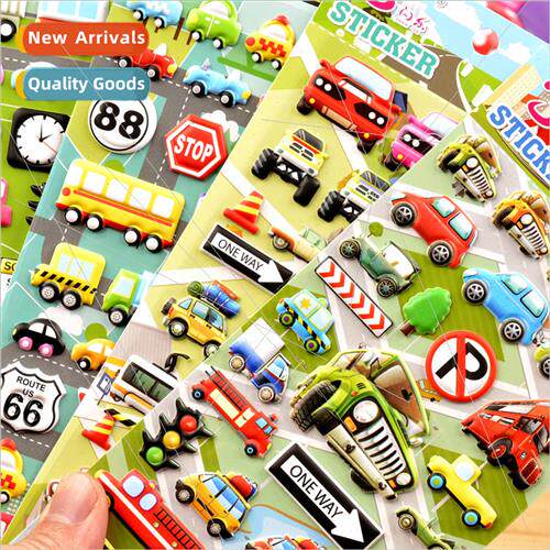 Childrens toys boys baby stickers transportation cars engine