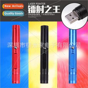 726USB red light rechargeable laser torch laser light light