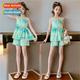 suit clothing 2023 summer girls Childrens middle new casual