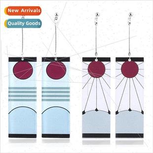 blade Zaomen Charajiro Anime pin destroyed ear earrin ghost