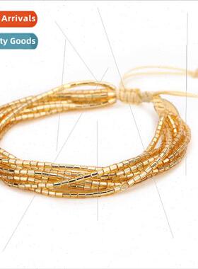 Boho MGB Rice Bead Model Multi-Layer Braided Jewelry Bracele
