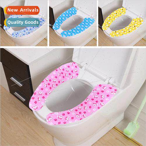 Sticky Toilet Pad Printed Cuttable Toilet Stickers Bathroom
