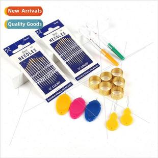 Wire Copper Needle Threader Plastic Elderly Gourd