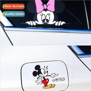 Mickey stickers peep body personalized car Cute