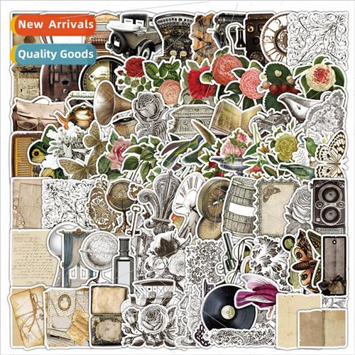 100 retro graffiti stickers car cell phone water cup decorat