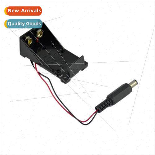 9V Battery Box with Socket DC Cable DC Plug 9V Battery Holde