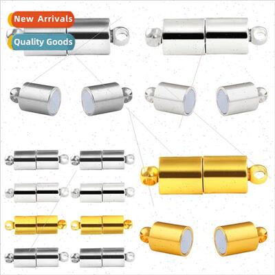 Alloy Smooth Column Magnet Clasp Bracelet Necklace Connectin