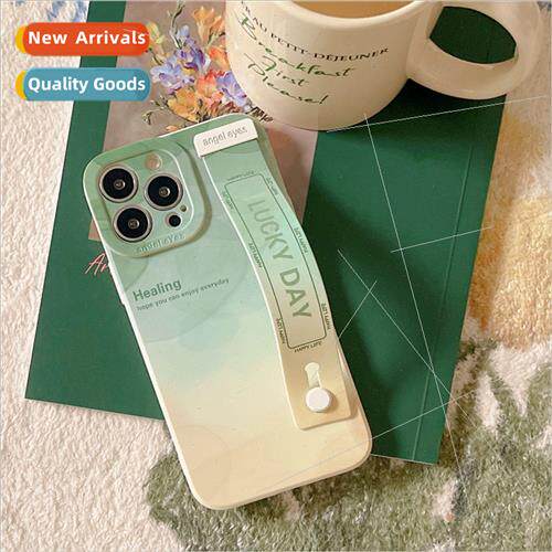 Simple Halo Gradient Green Wrist Strap 适用 Apple 14promax P