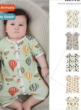 Baby Summer Clothes Onesie Class A Baby Short Sleeve Crawlin