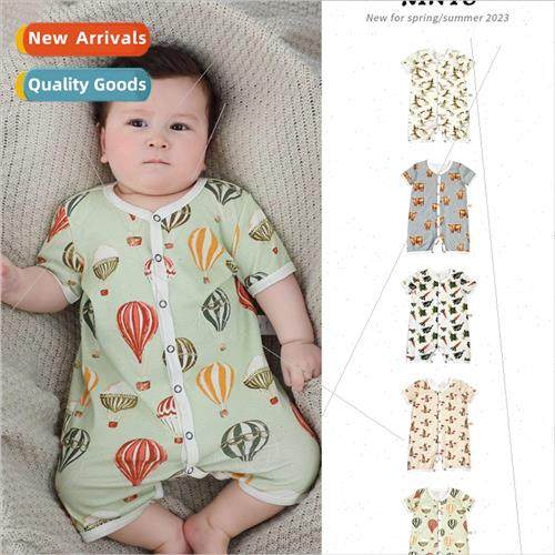 Baby Summer Clothes Onesie Class A Baby Short Sleeve Crawlin