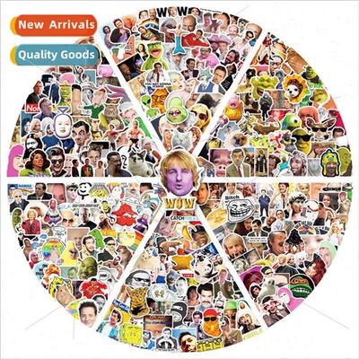 50-300 funny emoticon stickers character spoof sand sculptur