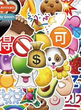 60 emoji emoticon pack graffiti stickers cell phone case wat