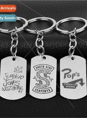 American drama Riverdale Riverdale3  stainless steel keychai