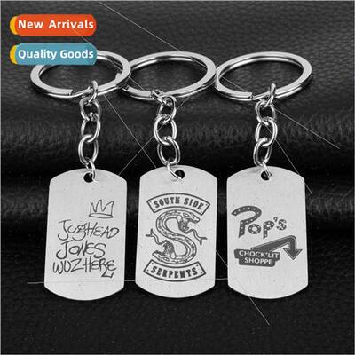 American drama Riverdale Riverdale3  stainless steel keychai