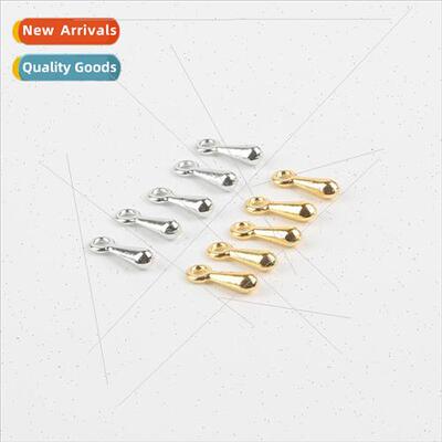 2*7MM tail chain water drop pendant handmade diy homemade br