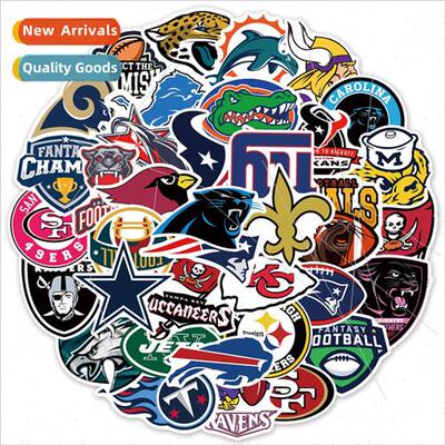 54 Rugby Doodle Stickers ggage Guitar Car Computer Waterproo