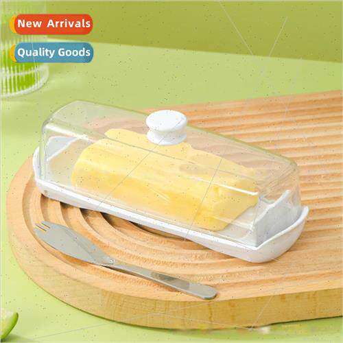 Japanese  butter box with spatula food crisper cheese refrig