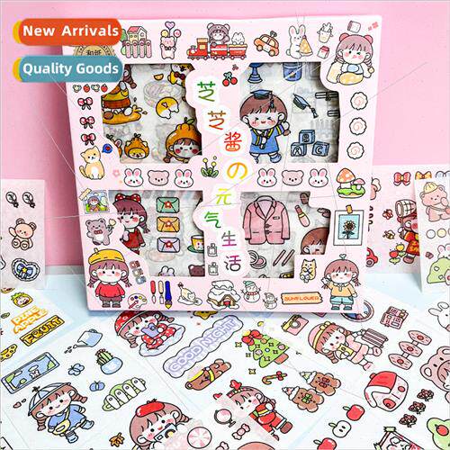 100 pcs of Chi-Chi Sauces Genki fe Girl Heart Cartoon Sticke